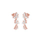 Metropolitan Bloom Diamond Drop Earrings 18 KT / Rose Gold