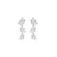 Metropolitan Bloom Diamond Drop Earrings 18 KT / White Gold