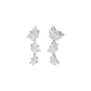 Metropolitan Bloom Diamond Drop Earrings 18 KT / White Gold