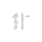 Metropolitan Bloom Diamond Drop Earrings 18 KT / White Gold