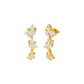 Metropolitan Bloom Diamond Drop Earrings 18 KT / Yellow Gold