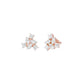 Twist of Luxe Diamond Stud Earrings 18 KT / Rose Gold