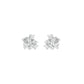 Twist of Luxe Diamond Stud Earrings 18 KT / White Gold