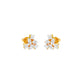 Twist of Luxe Diamond Stud Earrings 18 KT / Yellow Gold