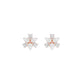 Trinity Glow Diamond Stud Earrings 18 KT / Rose Gold