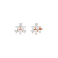 Trinity Glow Diamond Stud Earrings 18 KT / Rose Gold