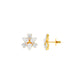 Trinity Glow Diamond Stud Earrings 18 KT / Yellow Gold