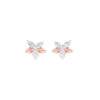 Cosmo Glow Diamond Stud Earrings 18 KT / Rose Gold