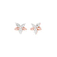 Cosmo Glow Diamond Stud Earrings 18 KT / Rose Gold