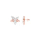 Cosmo Glow Diamond Stud Earrings 18 KT / Rose Gold