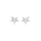 Cosmo Glow Diamond Stud Earrings 18 KT / White Gold