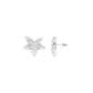 Cosmo Glow Diamond Stud Earrings 18 KT / White Gold