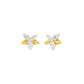 Cosmo Glow Diamond Stud Earrings 18 KT / Yellow Gold