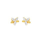 Cosmo Glow Diamond Stud Earrings 18 KT / Yellow Gold