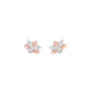 City-Ready Blossom Diamond Stud Earrings 18 KT / Rose Gold