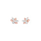 City-Ready Blossom Diamond Stud Earrings 18 KT / Rose Gold