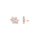 City-Ready Blossom Diamond Stud Earrings 18 KT / Rose Gold