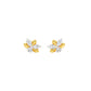 City-Ready Blossom Diamond Stud Earrings 18 KT / Yellow Gold