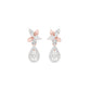 Lily Luminesce Diamond Drop Earrings 18 KT / Rose Gold