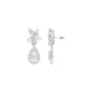 Lily Luminesce Diamond Drop Earrings 18 KT / White Gold
