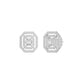 Octavia Diamond Earrings 18 KT / White Gold