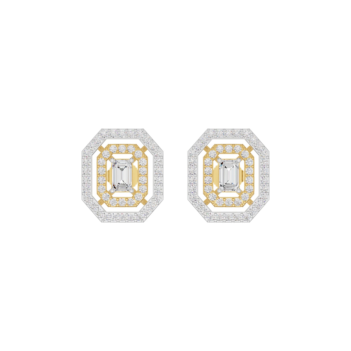 Octavia Diamond Earrings 18 KT / Yellow Gold