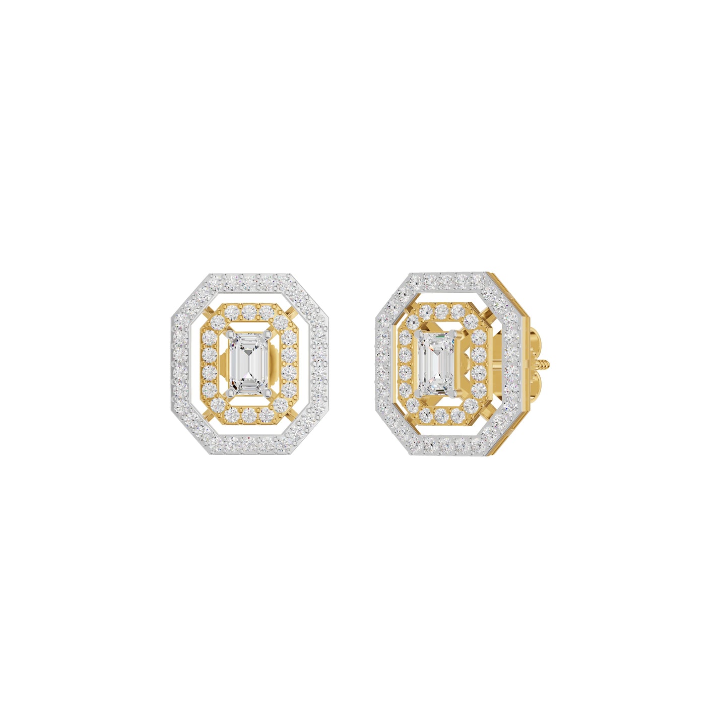 Octavia Diamond Earrings 18 KT / Yellow Gold
