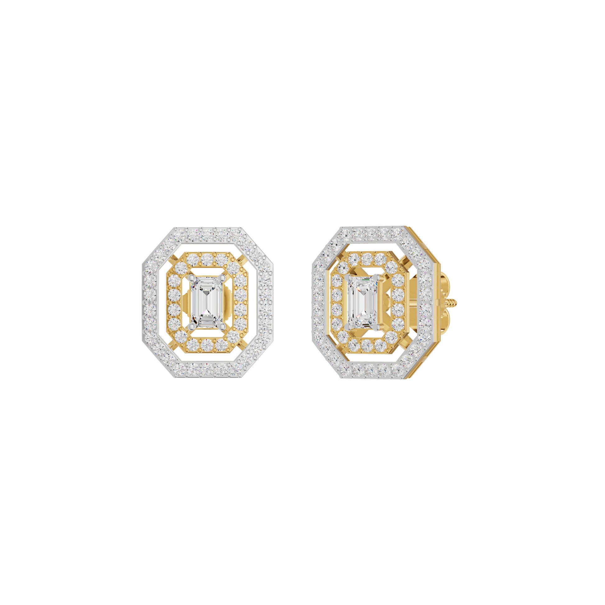 Octavia Diamond Earrings 18 KT / Yellow Gold