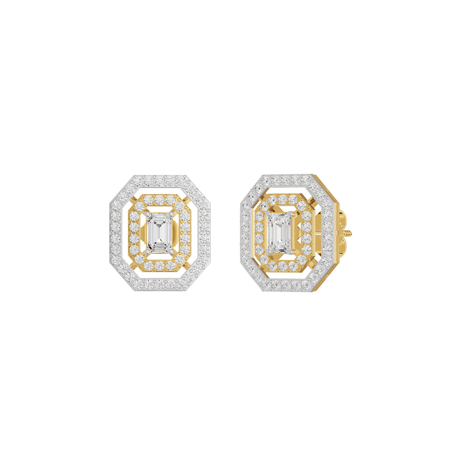 Octavia Diamond Earrings 18 KT / Yellow Gold
