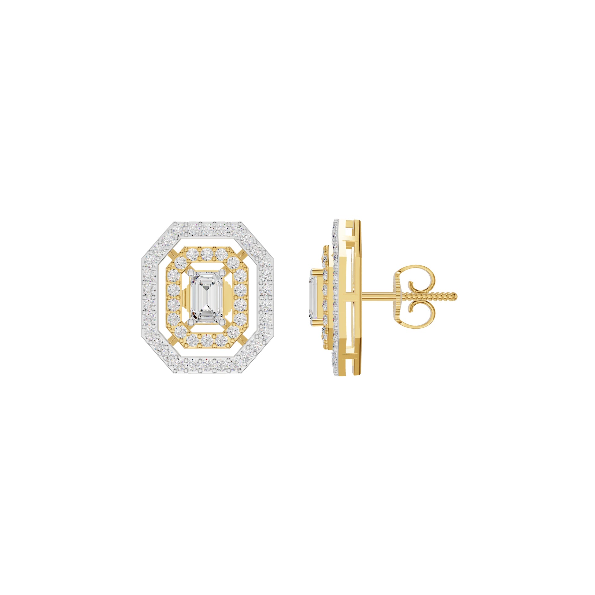 Octavia Diamond Earrings 18 KT / Yellow Gold
