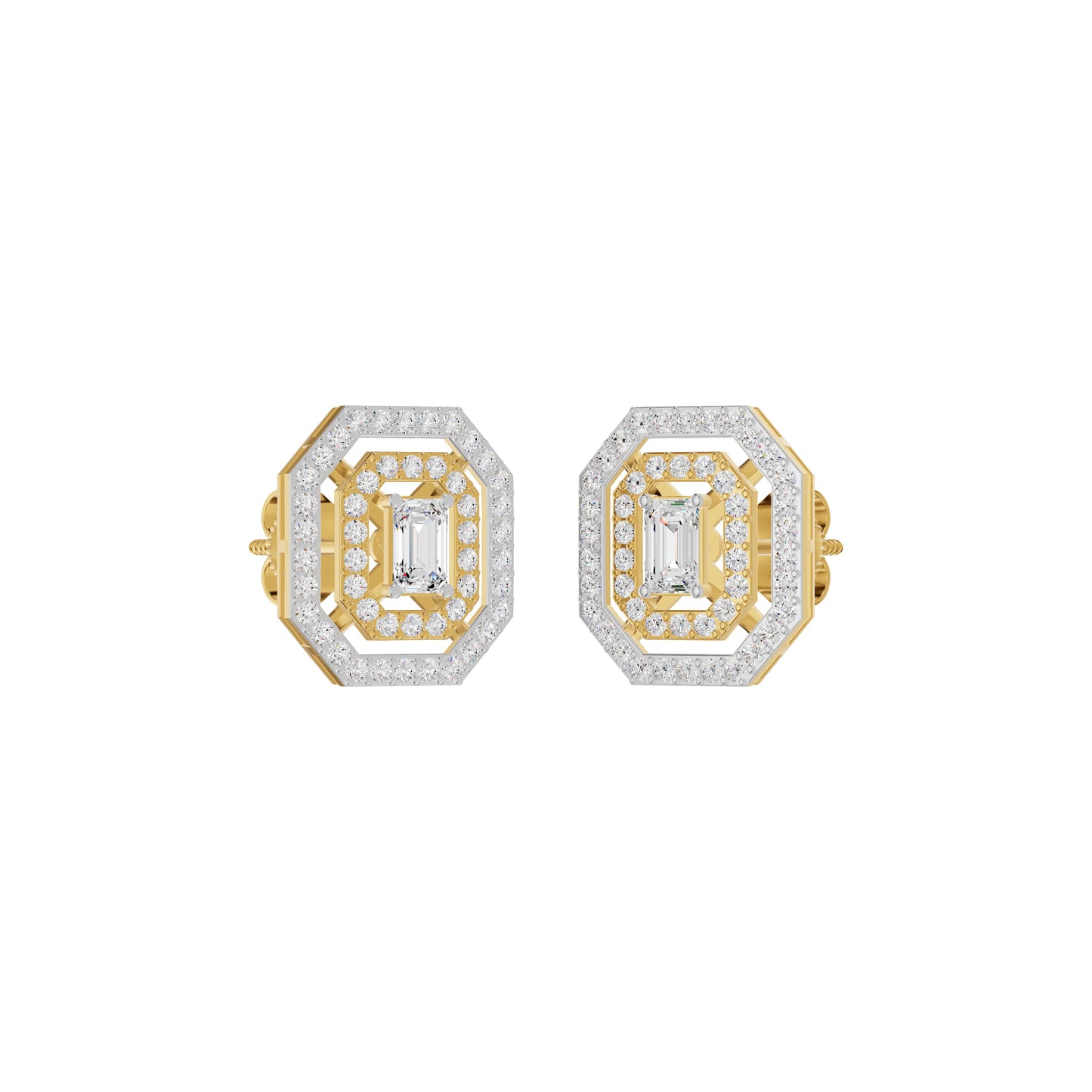 Octavia Diamond Earrings 18 KT / Yellow Gold