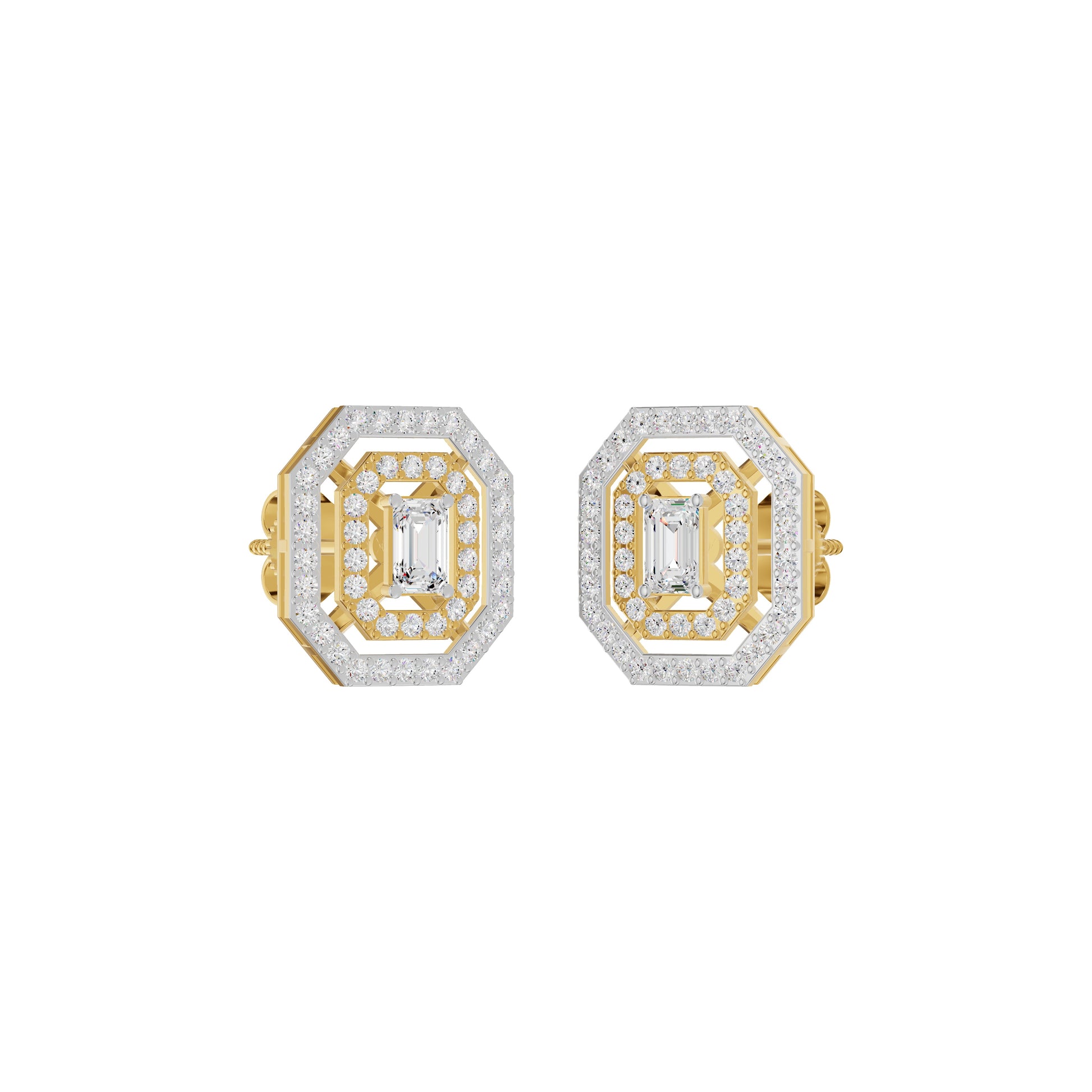 Octavia Diamond Earrings 18 KT / Yellow Gold