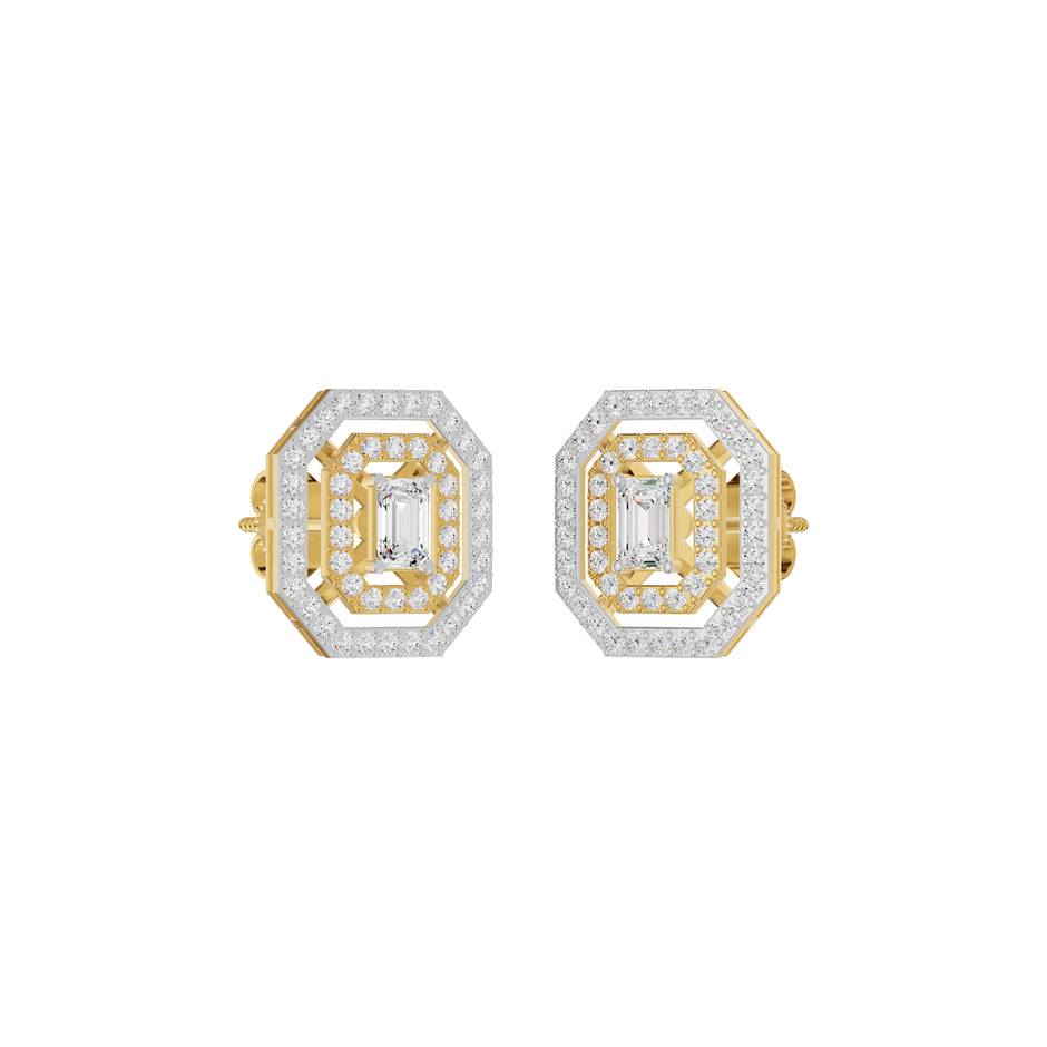 Octavia Diamond Earrings 18 KT / Yellow Gold