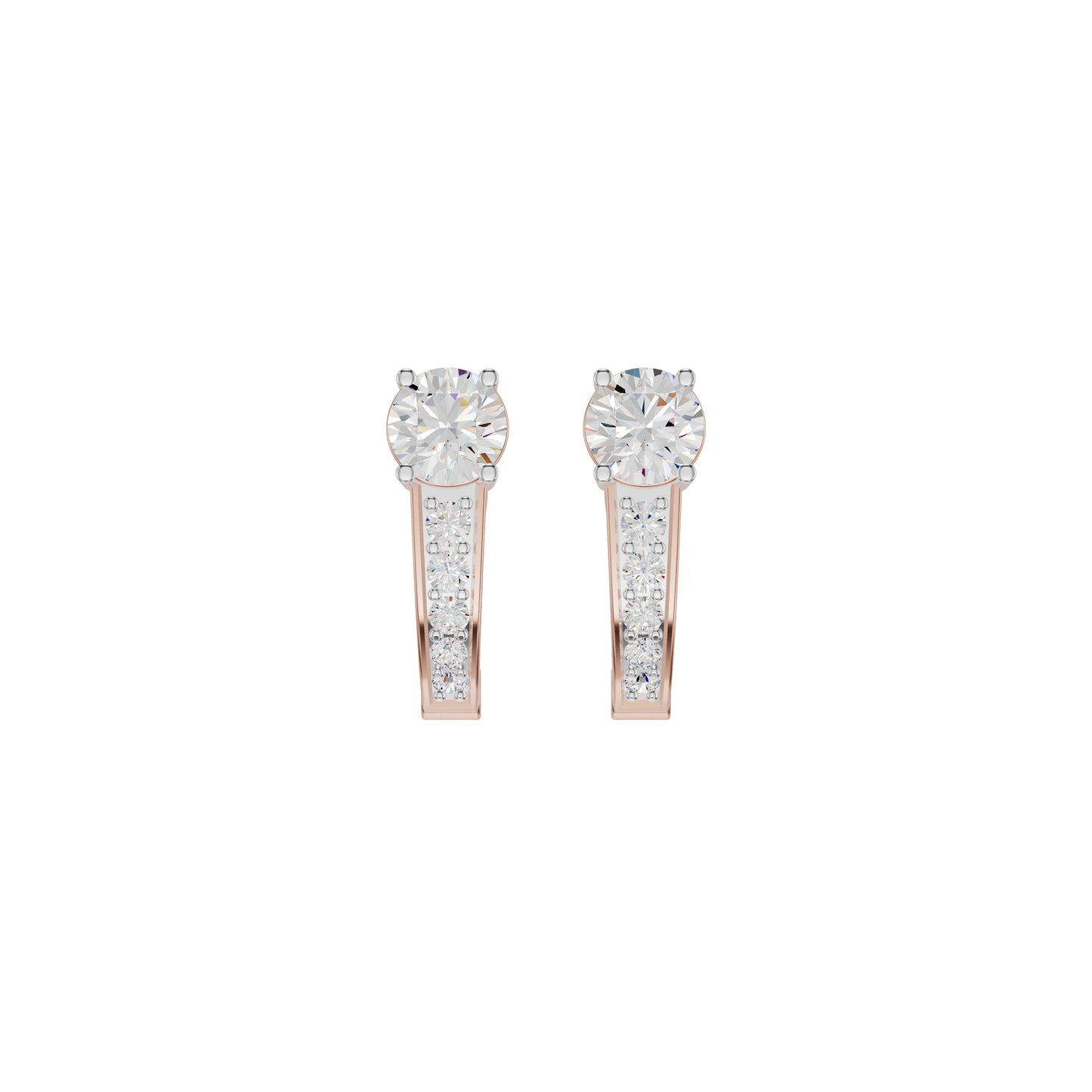 Regal Reflection Diamond Earrings
