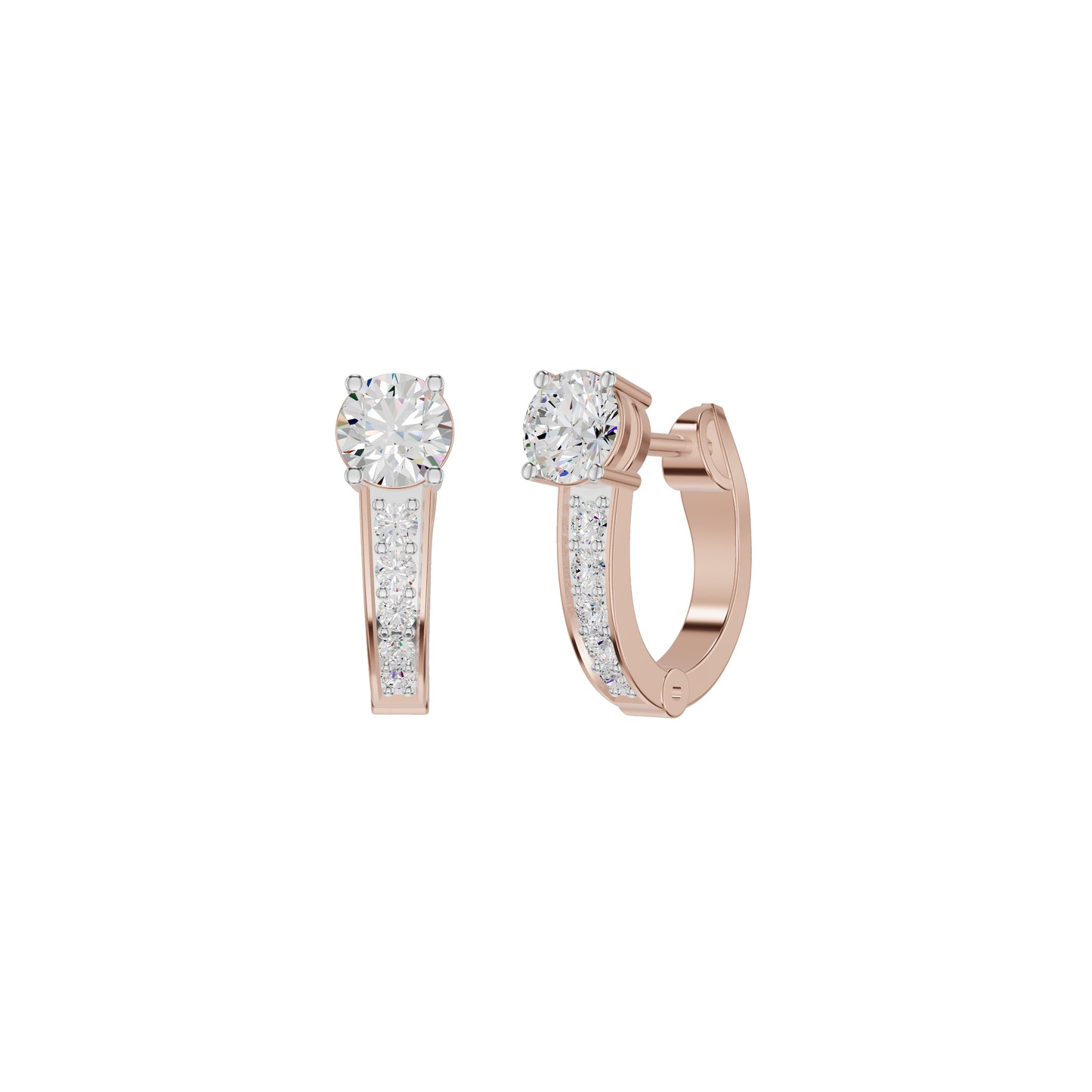 Regal Reflection Diamond Earrings