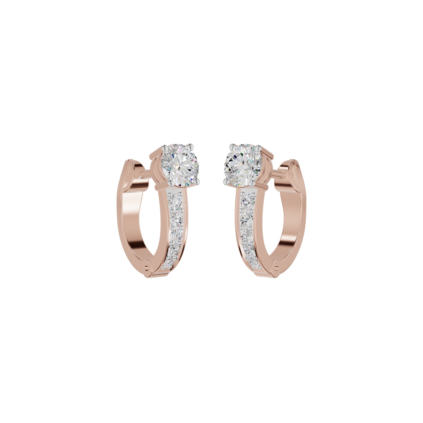 Regal Reflection Diamond Earrings