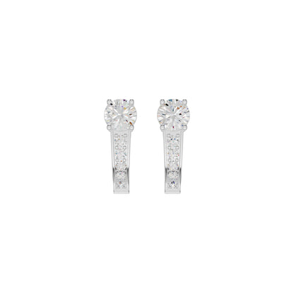 Regal Reflection Diamond Earrings