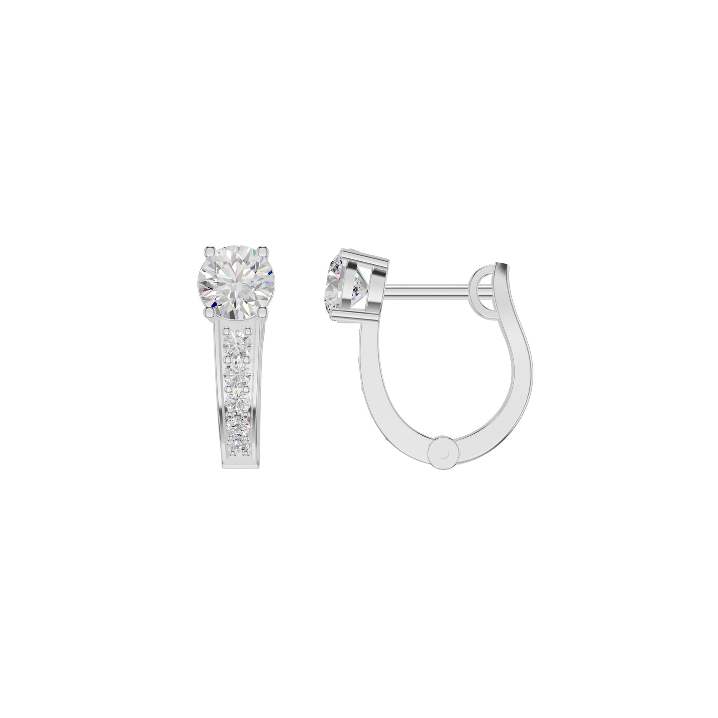Regal Reflection Diamond Earrings