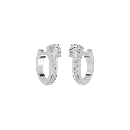 Regal Reflection Diamond Earrings