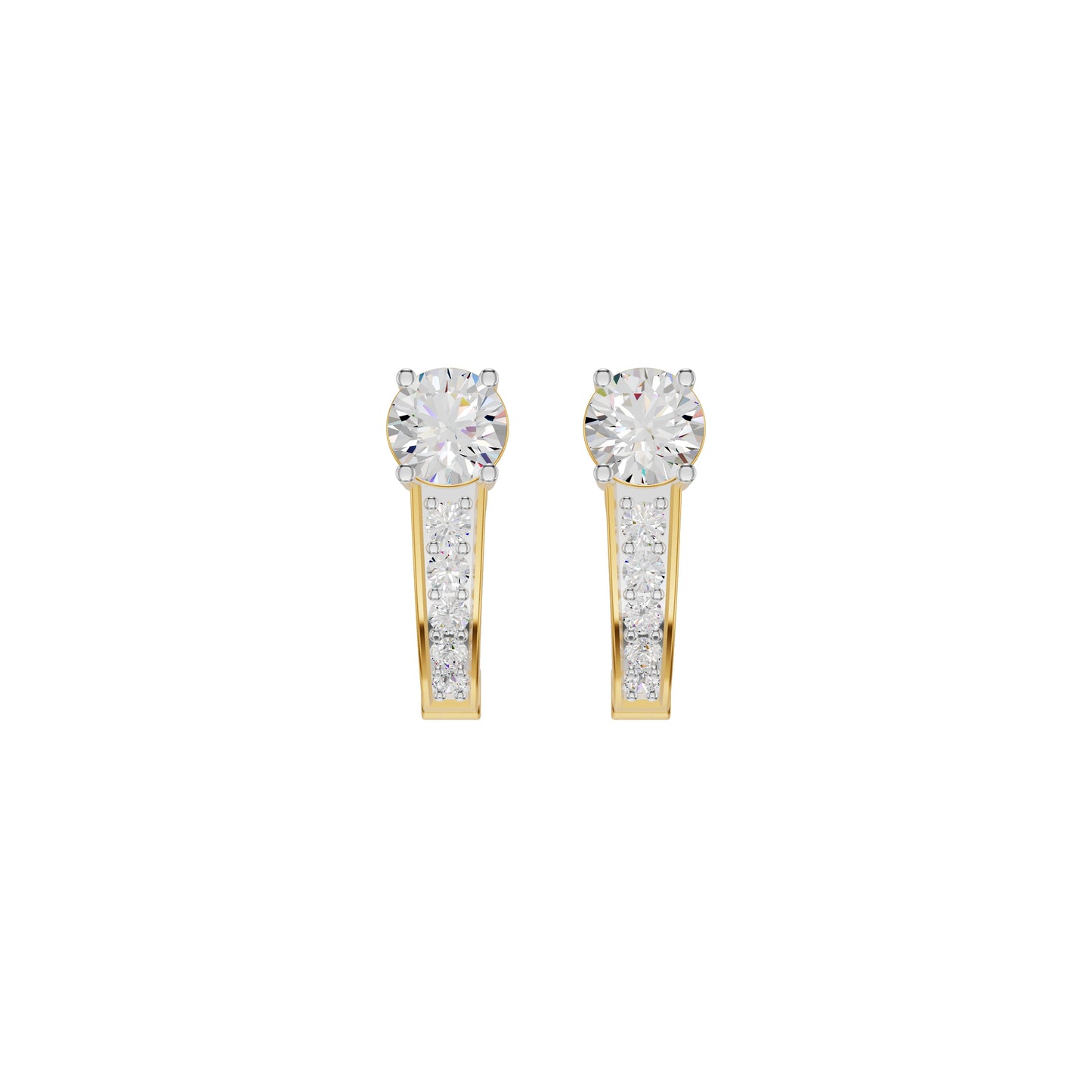 Regal Reflection Diamond Earrings