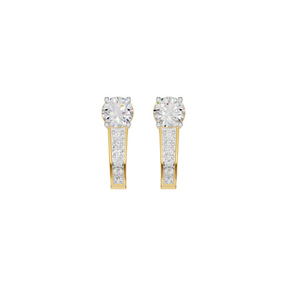 Regal Reflection Diamond Earrings