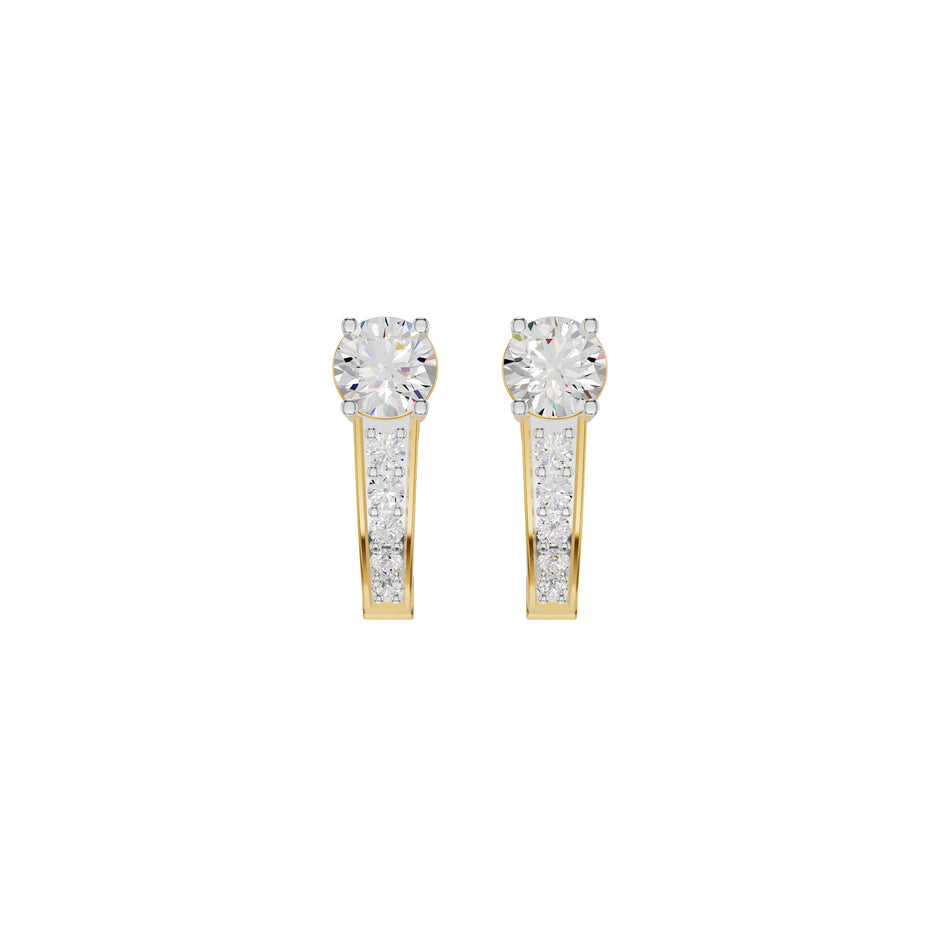 Regal Reflection Diamond Earrings