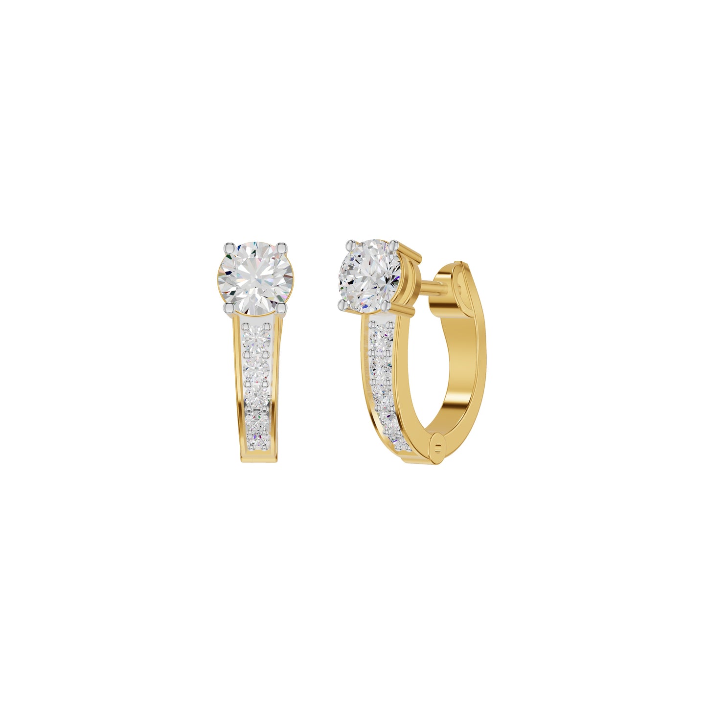 Regal Reflection Diamond Earrings