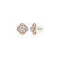 Regal Resplendence Diamond Earrings 18 KT / Rose Gold