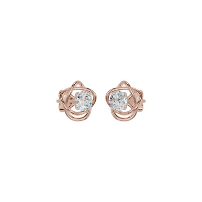 Regal Resplendence Diamond Earrings 18 KT / Rose Gold
