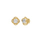 Regal Resplendence Diamond Earrings 18 KT / Yellow Gold