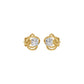 Regal Resplendence Diamond Earrings 18 KT / Yellow Gold