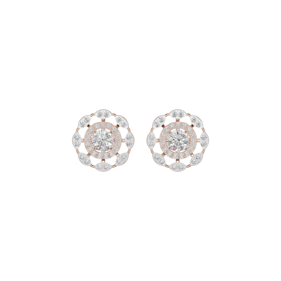 Luxe Lullaby Harmony Earrings 18 KT / Rose Gold