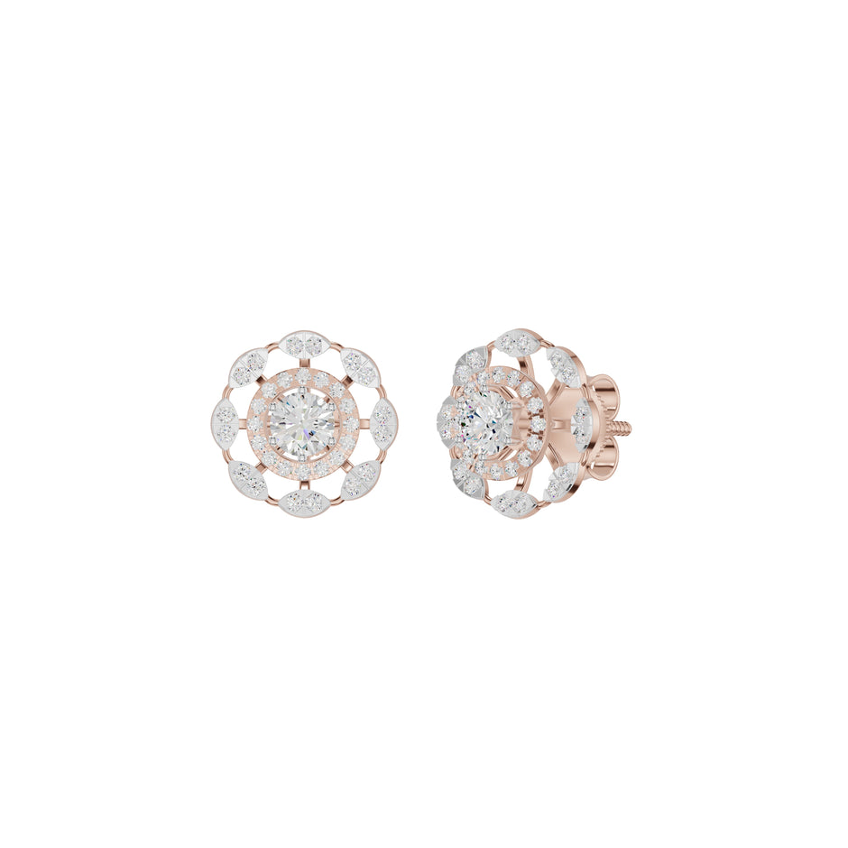 Luxe Lullaby Harmony Earrings 18 KT / Rose Gold