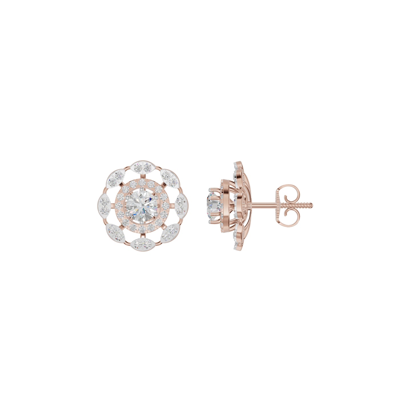 Luxe Lullaby Harmony Earrings 18 KT / Rose Gold